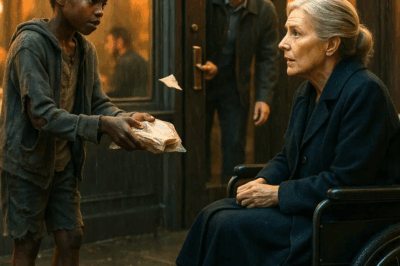 The Poor Homeless Black Boy Asked the Paralyzed Millionaire Woman: “Can I heal your illness in exchange for that leftover food?” — The Ending Was Completely Unexpected
