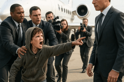 “12-Year-Old Street Kid Warns Billionaire Not to Board His Plane—What Mechanics Found Seconds Later Shocked Everyone…”
