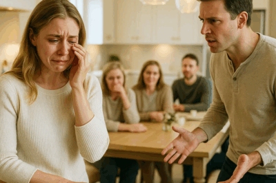 “My husband humiliated me in front of his family, then packed his bags and walked away — that was the moment I uncovered the truth behind his betrayal.”