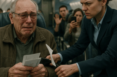 An Old Man Was Stopped from Boarding — Seconds Later, Everyone on the Plane Trembled in Sh0ck…😱