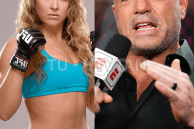🚨 RONDA ROUSEY TAKES A SWING — UFC Icon Calls Out Joe Rogan in Fiery Podcast Jab 🎙️🔥 In a no-holds-barred interview with Bert Kreischer, Ronda Rousey didn’t hold back — throwing shade at Joe Rogan that left fans stunned. The UFC Hall of Famer took aim at Rogan’s commentary legacy, sparking instant debate across fight fans and podcast junkies alike. Was it a stray jab — or the start of a media fight no one saw coming?