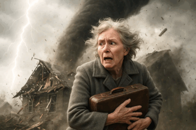 My house was destroyed by a tornado, so I went to my son’s place. He said, “We want privacy, my wife doesn’t want you here.” Desperate, I dialed my high school sweetheart — now a millionaire. No one knew I still kept his number. When he arrived, he said just three words…