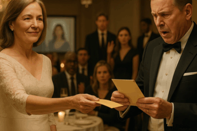 At Our 30th Anniversary Party, My Husband Made An Announcement That He Was Leaving Me — But the Envelope I Gave Him Made Him Go Pale..