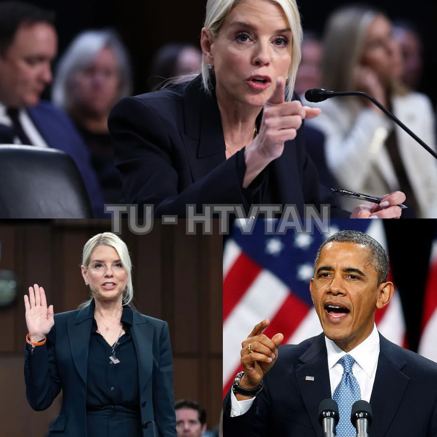 Washington BLOWN WIDE OPEN. A political bombshell just dropped: Pam Bondi is accusing Barack Obama himself of secretly engineering the 2016 “Russian interference” narrative. She’s demanding a full federal investigation, and the shockwaves are already shattering old alliances across D.C. But the real story isn’t just the accusation—it’s who she implicated next. The names she revealed have Washington’s elite absolutely scrambling. (v2d)