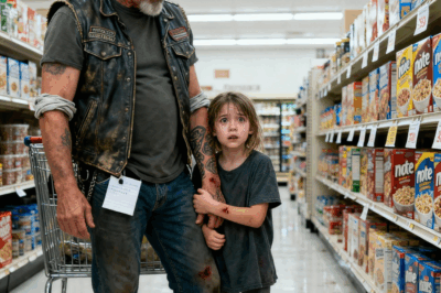 Little girl at Walmart grabbed my tattooed arm and whispered “Daddy’s trying to kill Mommy” before I could even see who was following her.