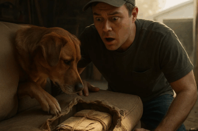 (CH1) MY DOG TRIED TO TEAR THROUGH THE $20 COUCH I GOT AT A GARAGE SALE — WHEN I CUT IT OPEN, I GASPED AS I LOOKED UNDER THE COVER.