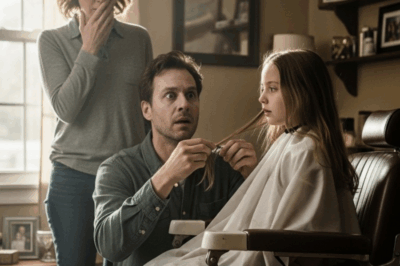 My husband came home from a work assignment and started trimming our 8-year-old daughter’s hair, just like he always did. But then he froze. “Come here a moment,”