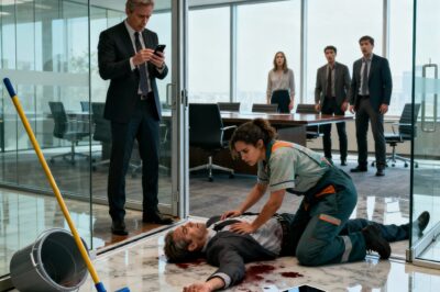 She kissed her dying boss to bring him back — but the moment he woke up, his shocking words left everyone frozen. 💔 “The CEO’s not breathing!” someone screamed.