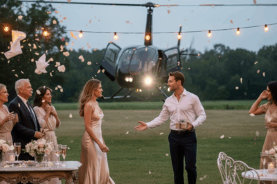 🎯They Called My Fiancé Fake — Until He Landed in a Helicopter and Called Me His Wife