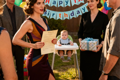 AFTER MY HUSBAND’S FUNERAL, I WENT TO MY SISTER’S SON’S FIRST BIRTHDAY PARTY, AND SHE ANNOUNCED, ‘MY SON IS YOUR HUSBAND’S CHILD. SO AS INHERITANCE, I’LL TAKE HALF OF YOUR $800K HOUSE.’ SHE EVEN SHOWED ME HIS WILL. I SAID, ‘OH, I SEE,’ AND TRIED TO HOLD BACK MY LAUGHTER. BECAUSE MY HUSBAND…