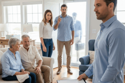 I Bought My Parents A $425,000 Beachfront Home For Their 50th Anniversary — But When I Visited, My Mom Was Crying And My Dad Shaking. My Sister’s Husband Had Claimed It As His Own, Shouting, “This Is My House Now!” My Sister Smirked… Until I Walked In — And The Room Went Dead Silent.