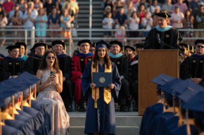 My Sister Was Always The Star — Private School, Luxury Trips, And A Brand-New Car At Eighteen, All Handed To Her Without Question. I Worked Weekends And Holidays Just To Keep Up. At Our Graduation, Everyone Thought They Knew Who The “Successful” Daughter Was… Until The Announcer Read One Line That Changed The Whole Room.