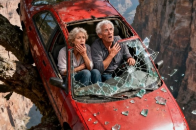 My daughter cut the car’s brake lines. When the car skidded off the cliff, we survived only because it got caught on a lone tree. I was about to scream for help, but my husband whispered weakly, “Pretend to be dead. Don’t make a sound.” Outside, we heard our daughter calling emergency services, sobbing dramatically for help. My husband’s voice broke as he clutched my hand. “I’m sorry… It’s my fault.”