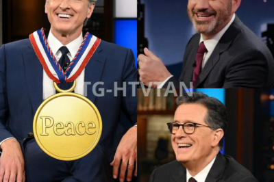 ch1 Gavin Newsom stunned Stephen Colbert’s entire studio after revealing he’s been crowned the first-ever intergalactic “Most Peaceful Person in the History of the Earth” Peace Prize winner — and he promises to drop even bigger revelations this Tuesday night on Jimmy Kimmel…