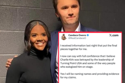 Candace Owens Explodes at Turning Point USA, Claims She Has “Proof” Charlie Kirk Was Betrayed
