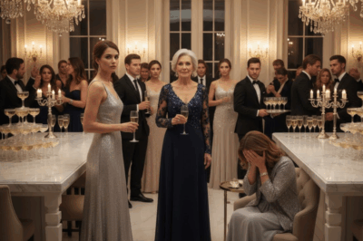 After selling my company for $23 million, I threw a grand retirement party. Right before the toast, I caught my daughter-in-law slyly slipping something into my champagne. I didn’t panic. I simply smiled… and when no one was looking, I quietly switched glasses with her own mother. Within minutes, she began gasping—while the entire room turned to stare. And that’s when the truth came crashing down.
