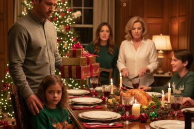 At Christmas dinner, my mom “forgot” a plate for my daughter, saying there “wasn’t enough” because she had “upset the golden grandchild.” Meanwhile, he got seconds. I didn’t argue — I simply gathered our gifts, took my daughter’s hand, and left. Hours later, at 9:47 p.m., my dad texted, “Rent’s due tomorrow.” I didn’t shout. I didn’t explain. I just quietly did something that made them realize exactly who they’d underestimated.