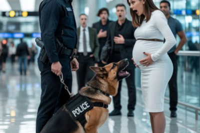 A Dog Barks Frantically at a Pregnant Woman in an Airport—What Security Uncovers Is Absolutely Staggering