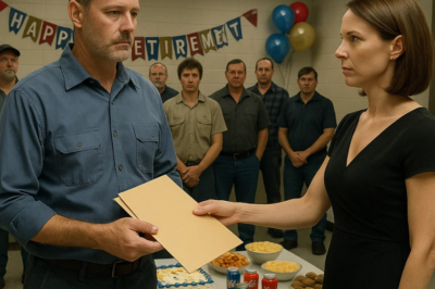 At My Retirement Party, My Wife Served Me Divorce Papers While My Own Daughter Cheered. I Just Smile