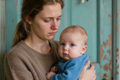 Who are you?” she asked the stranger with a baby, opening the door with a key she found in her deceased husband’s belongings…