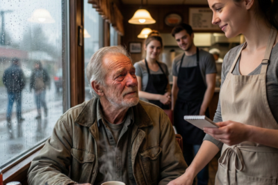 Kind Waitress Gets Fired for Helping a Wet Old Man, The Next Day, She Becomes the Manager