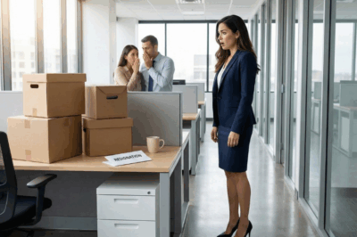 My dad suspended me until I apologized to my sister. I simply said, ‘Okay.’ The next morning, she was smirking—right up until she noticed my empty desk and my resignation letter