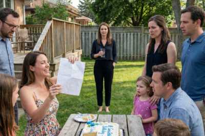 «Oh, I see,» I said finally, my voice calm and even. I took a sip of water to buy time, to push down the urge to laugh in my sister’s face. «May I see this will, Cassandra?»