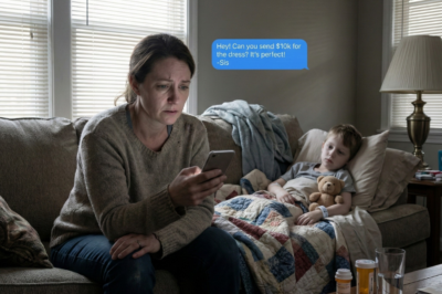 They Skipped My Son’s Surgery but Asked Me for $10,000 for a Dress — I Sent $1 and Said, ‘Buy a Veil.’ The Next Morning, Karma Knocked