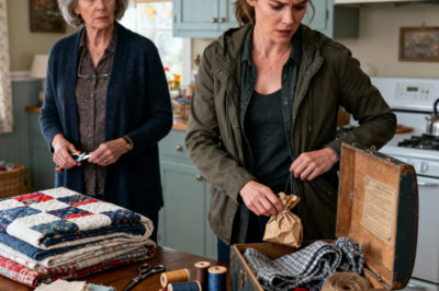 My Daughter Thought I Didn’t See Her Hide Something In My Sewing Box 30 Minutes Later, 911 Arrived