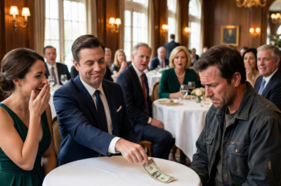 I took my wife to a party; she went home with a man who thought his wallet made him superior. He dropped a dollar on me and said, “I’ll treat her well.”