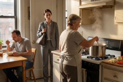 You spent all the money on your son, and now you want to live in my apartment?” — I asked my mother-in-law, who showed up at the doorstep with suitcases.