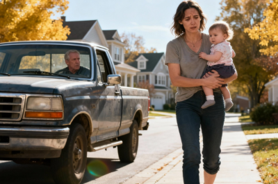 My dad saw me limping with my baby and said quietly, “Get in the car—we’re fixing this tonight.” Three weeks later, the judge read my mother-in-law’s messages aloud in court, and the entire room went silent.