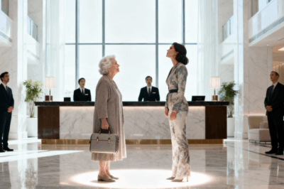 On our family vacation, my daughter-in-law snapped at the hotel clerk, “Don’t talk to her — she’s just here to help with the kids.” My son burst out laughing, actually wiped tears from his eyes while strangers stared. She had no idea I owned the hotel, the entire resort, and sixteen other properties just like it. What I did next wiped that smug look off her face