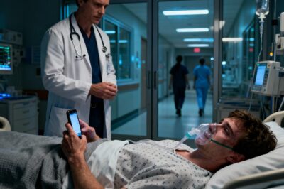 I WAS IN THE ICU—BLEEDING, BARELY CONSCIOUS AFTER A BRUTAL CRASH. THE DOCTOR SAID THEY NEEDED FAMILY TO APPROVE EMERGENCY SURGERY. MY MOM SAID FIVE WORDS: “CAN’T COME. YOUR BROTHER’S PROMOTION PARTY.” THEY CHOSE A PARTY OVER MY LIFE.