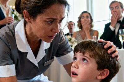 “WHOEVER MAKES MY SON SPEAK WILL MARRY ME.” THE MILLIONAIRE ANNOUNCED, AND THE MAID LEFT THE ENTIRE PARTY SPEECHLESS.