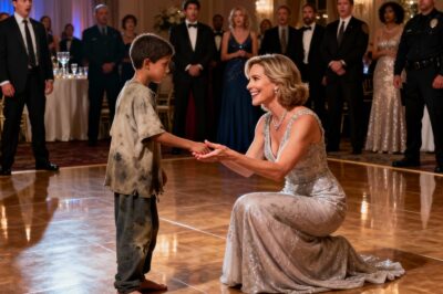 A millionaire woman kneels to dance with a poor boy: what happened next left everyone speechless…