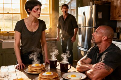 After my husband hit me, I went to bed without saying a word. The next morning, he woke up to the smell of pancakes and saw the table filled with delicious food. He said, “Good, you finally understand.” But when he saw the person sitting at the table, his expression changed instantly…