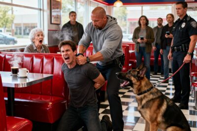 The blow sounded louder than any conversation in the restaurant. Travis’s fist crashed into the cheek of the 78-year-old widow, and Doña Marta’s body flew backward, sliding across the tiled floor until she ended up sprawled beside a table.