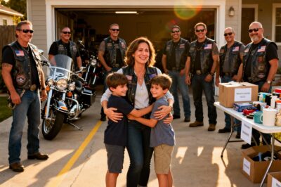 20 bikers bought everything at my garage sale, then told me to bring it all back inside. They handed me $3,000 in cash, purchased every single item on my tables, then told me to carry it back into my house.