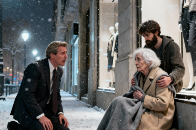 A Billionaire Freezes in Shock After Seeing His Mother Leaning on a Homeless Man — What Happens Next Changes Everything