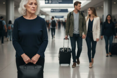 My son and daughter-in-law left me at the airport without pitching in for a single expense. Little did they know who I was actually on my way to meet…